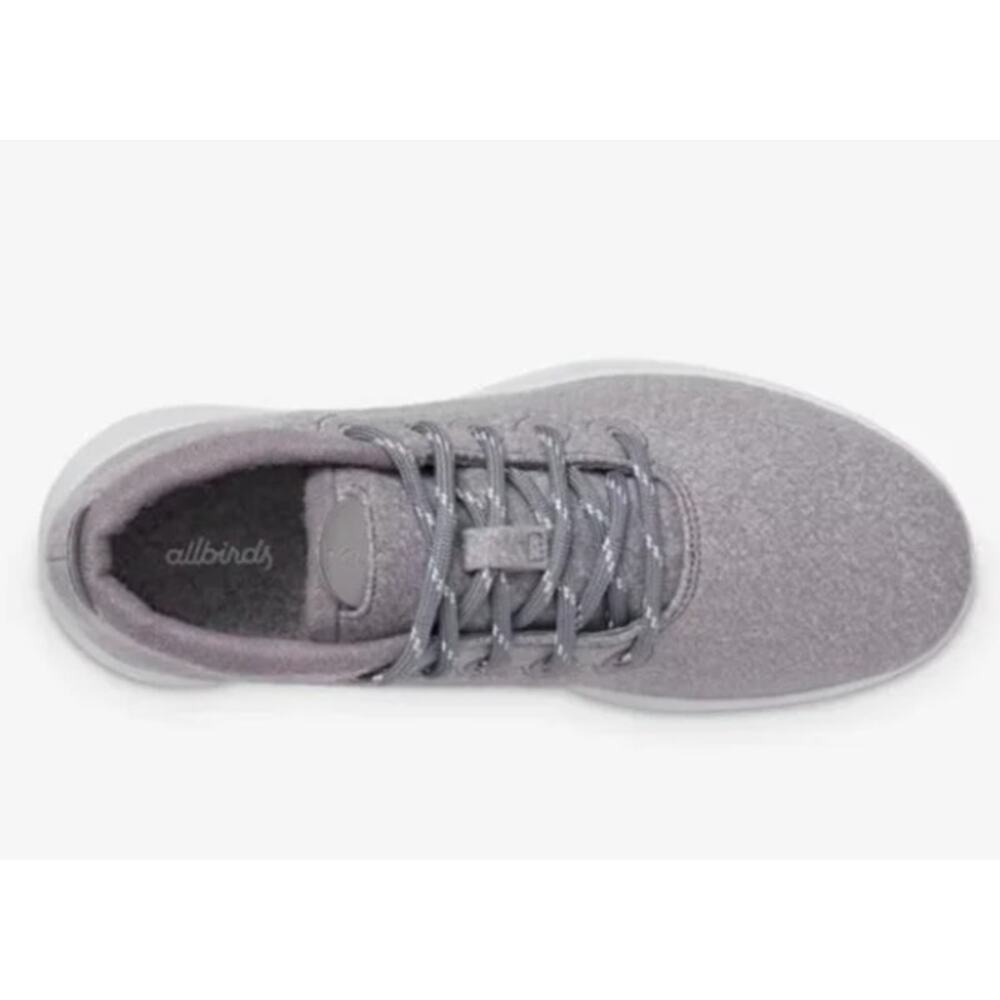 Allbirds Wool Runner-Up Mizzle Sneakers Medium Grey Weather Women’s 8 New Box - Picture 2 of 6